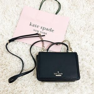 Kate Spade Maisie Top Handle Crossbody/Bag in black